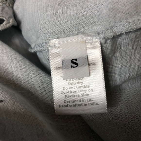 St.Roche Womens Small Dress Organic Cotton Tiered - Picture 6 of 8